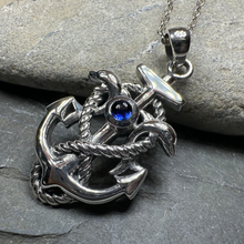 Load image into Gallery viewer, Dolphin Anchor Necklace
