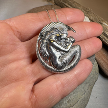 Load image into Gallery viewer, Loving Motherhood Mermaid Necklace
