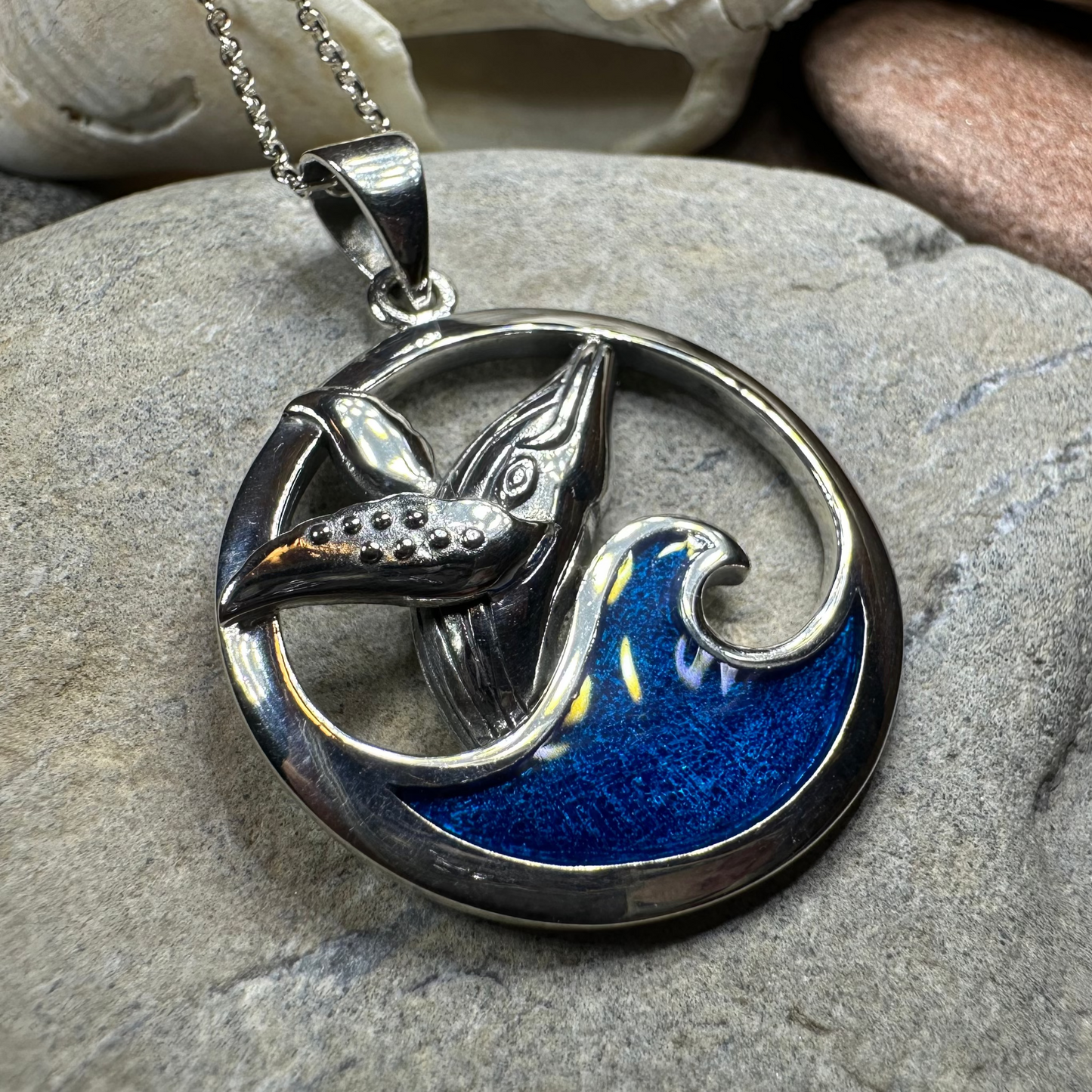Ocean Whale Necklace — view 8