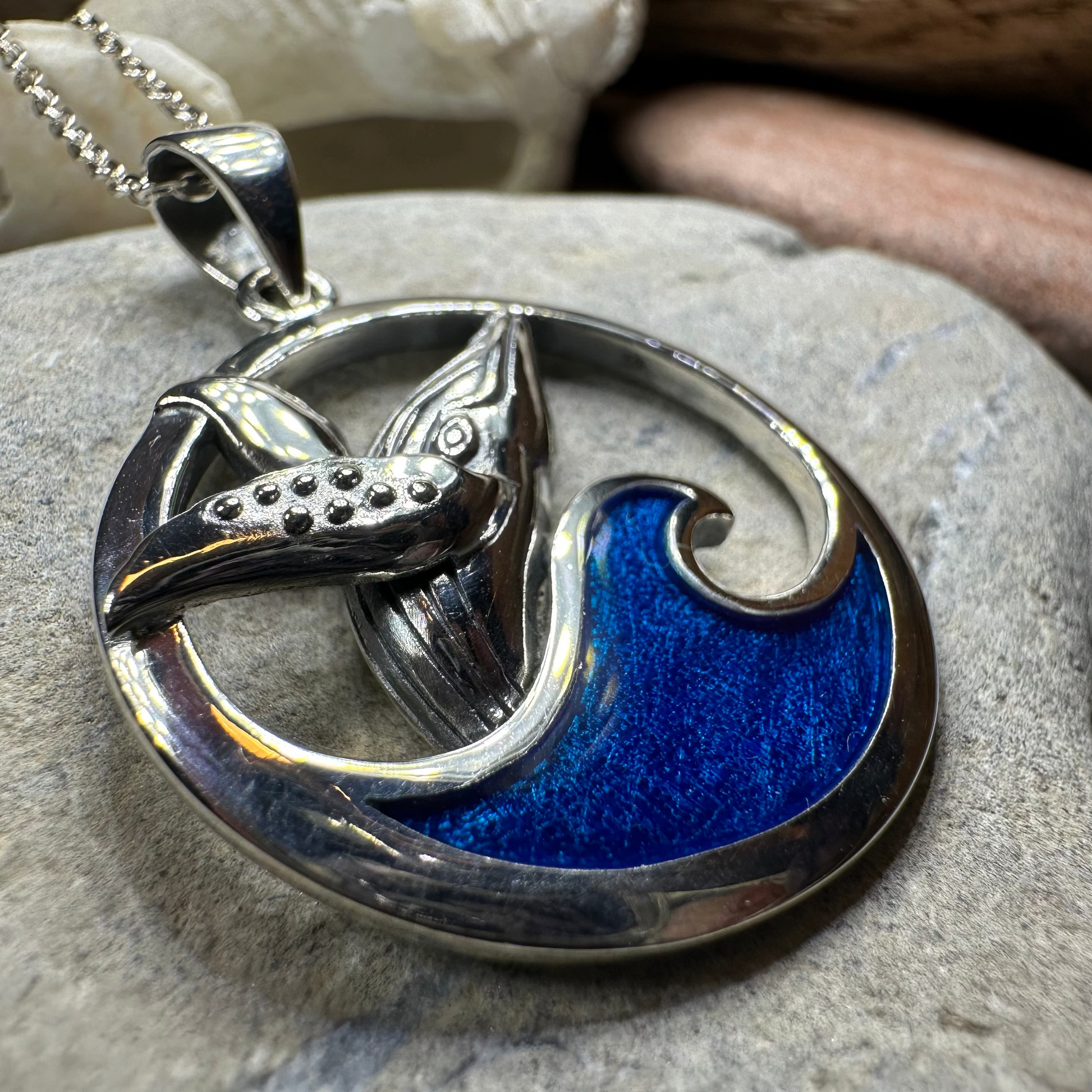 Ocean Whale Necklace — view 3