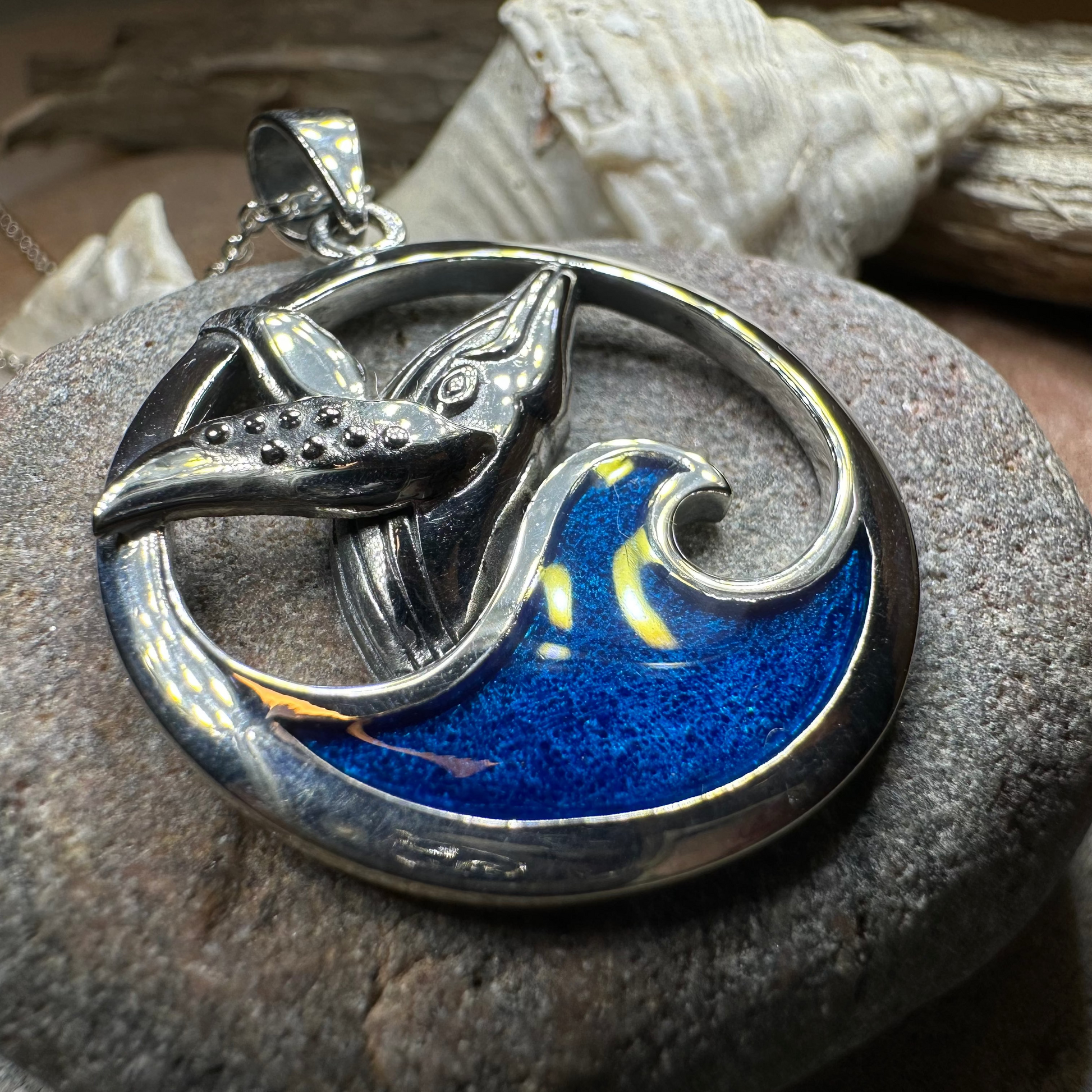 Ocean Whale Necklace — view 6