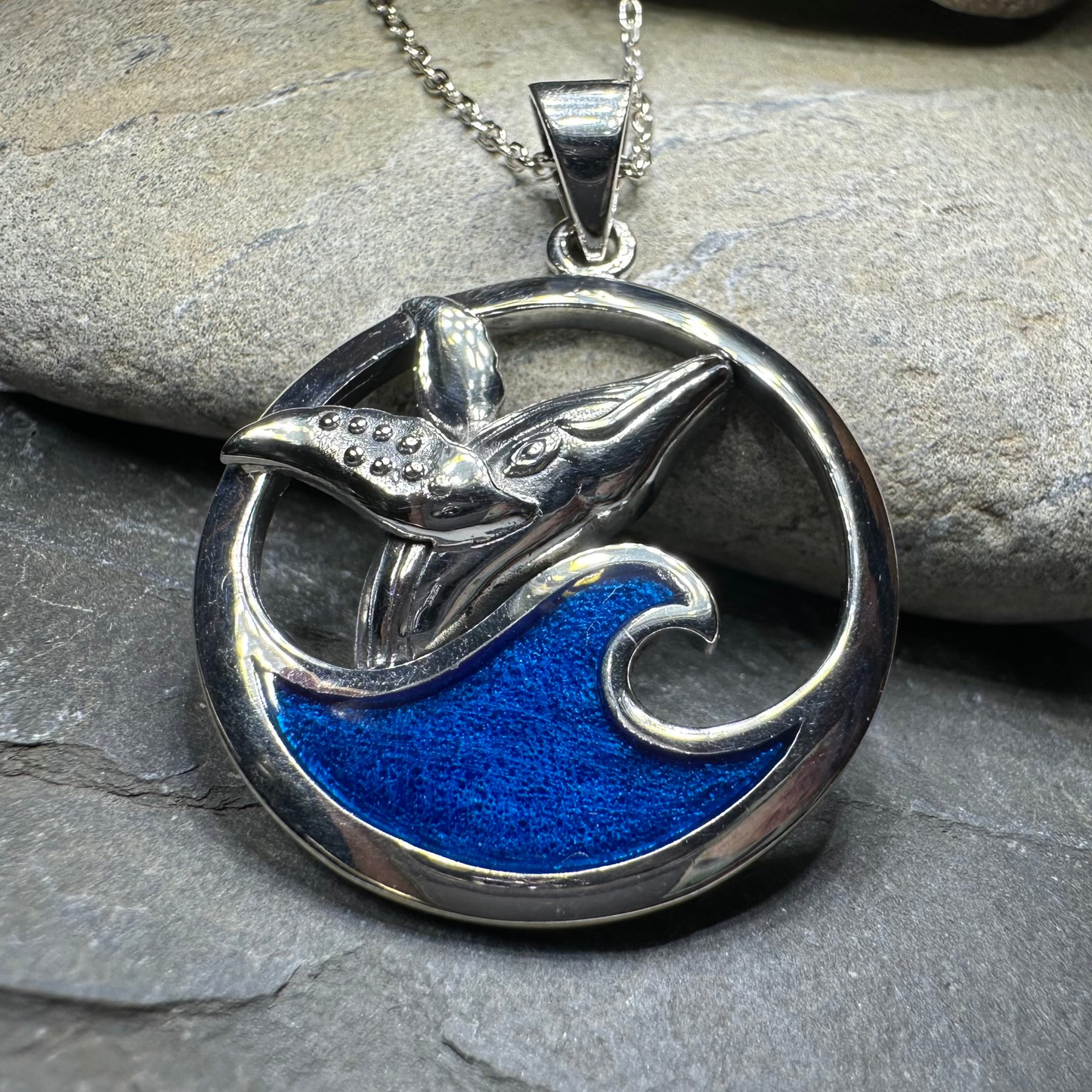 Ocean Whale Necklace — view 4