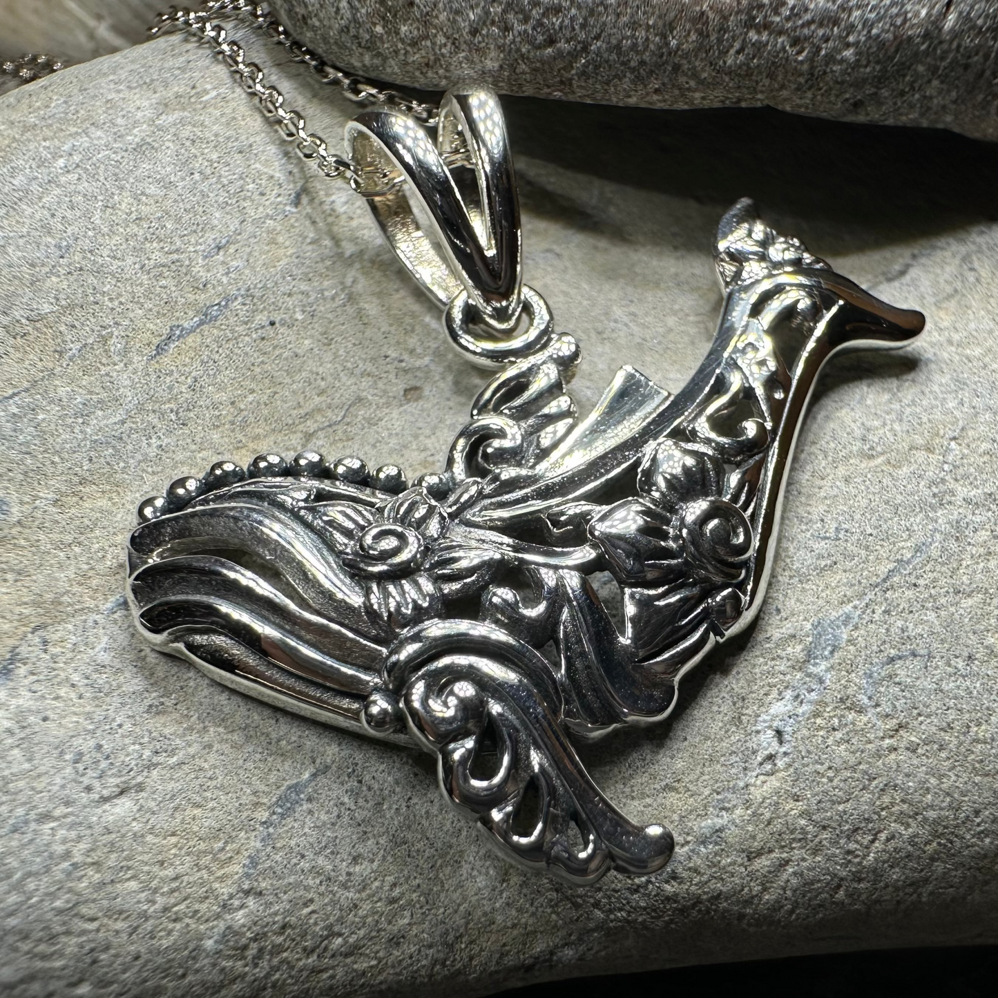 Bohemian Whale Necklace — view 6