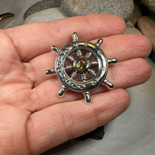 Load image into Gallery viewer, Keswick Ship's Wheel Necklace
