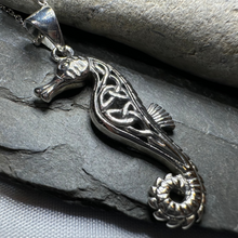 Load image into Gallery viewer, Serendipity Celtic Seahorse Necklace

