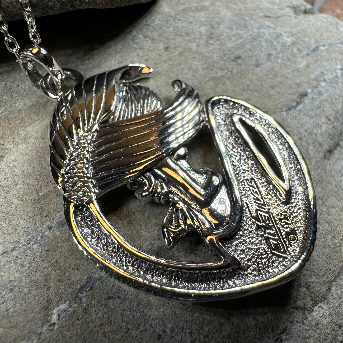 Ireland Celtic Mermaid Necklace in Sterling Silver