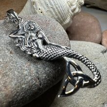 Load image into Gallery viewer, Trinity Knot Mermaid Necklace
