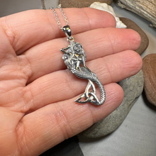 Load image into Gallery viewer, Trinity Knot Mermaid Necklace
