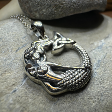 Load image into Gallery viewer, Celtic Mermaid Necklace
