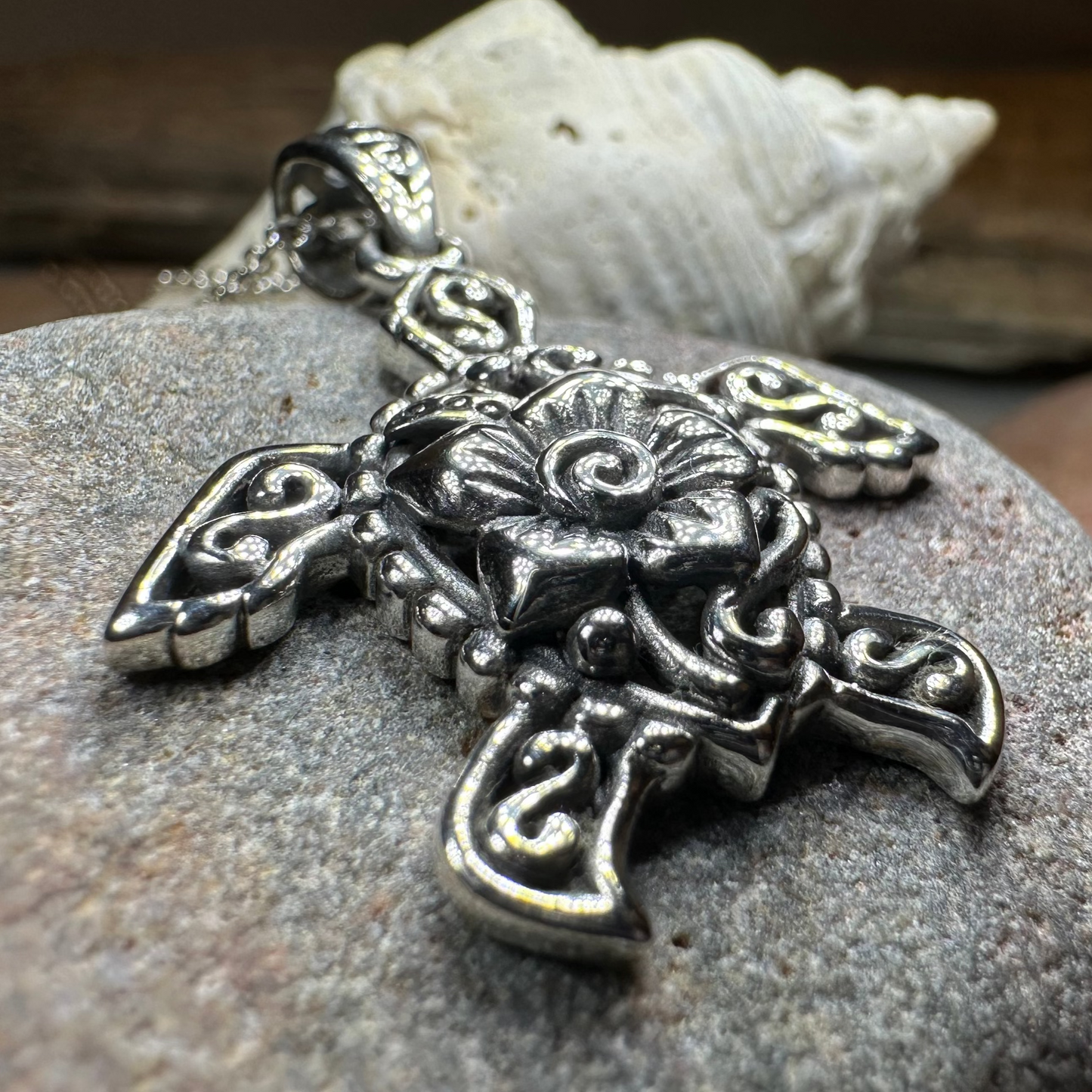 Bohemian Sea Turtle Necklace — view 6