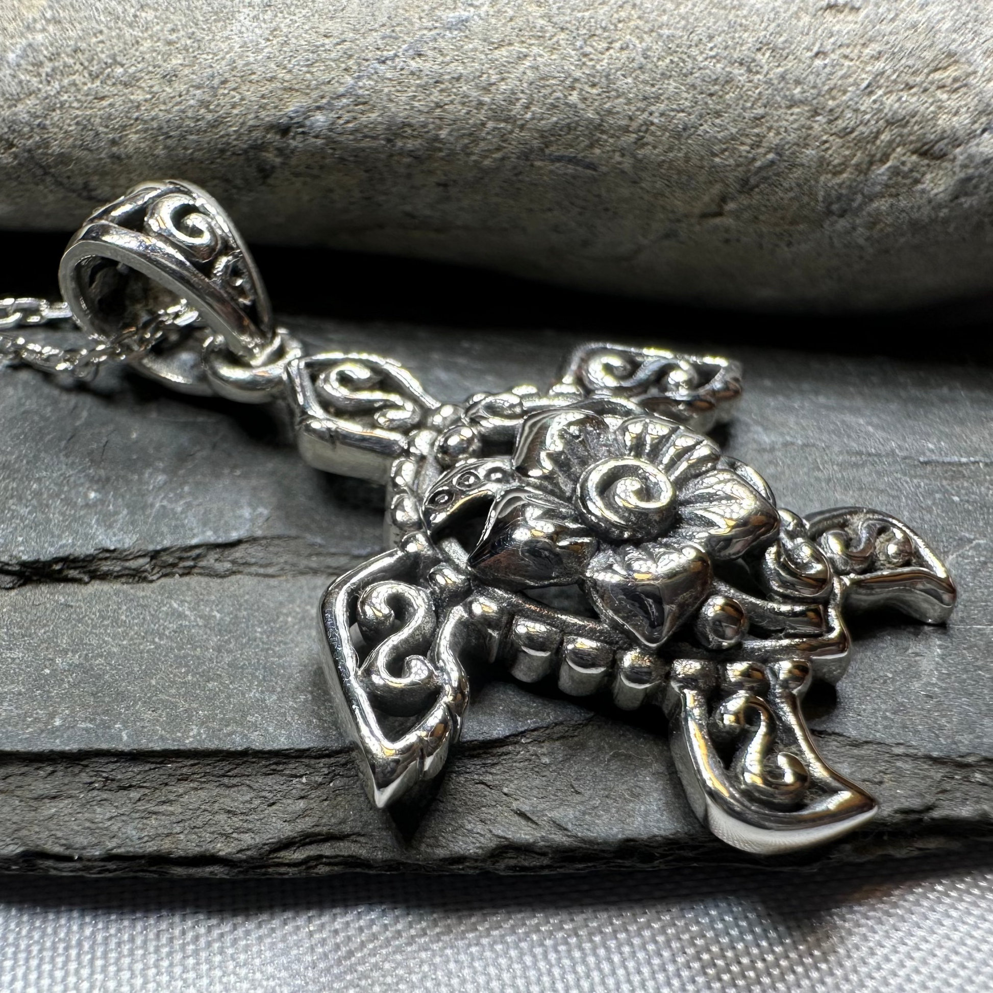 Bohemian Sea Turtle Necklace — view 7