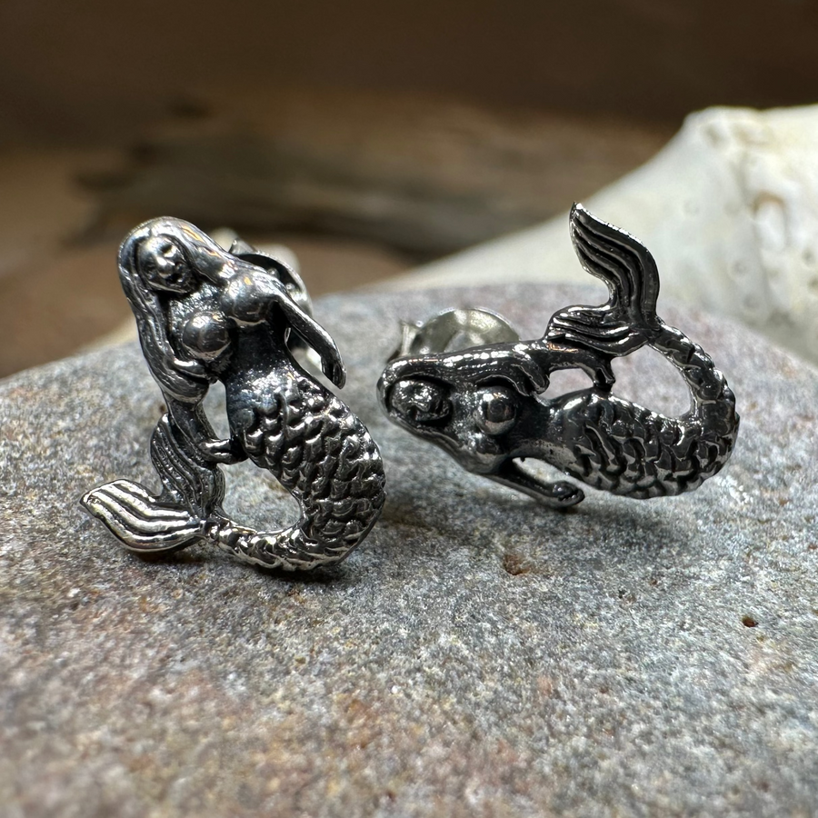 Mermaid Post Earrings