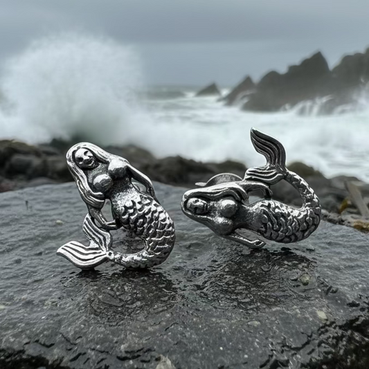 Mermaid Post Earrings