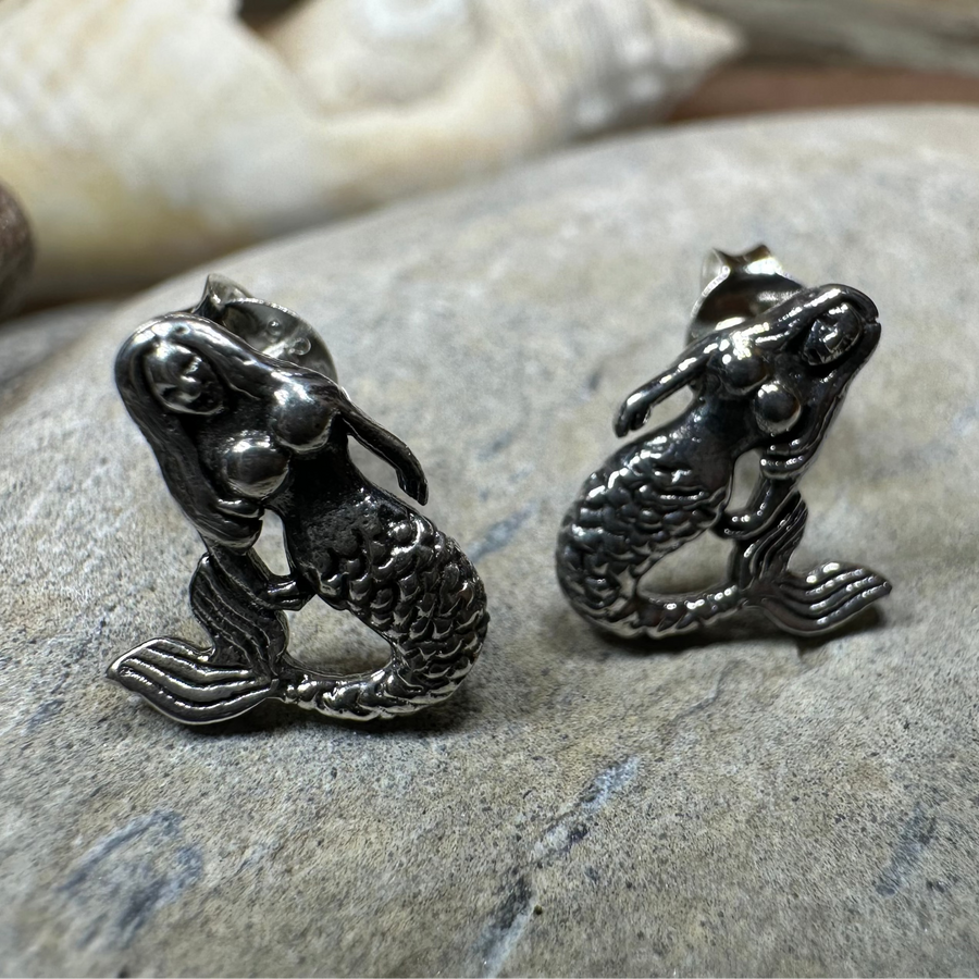 Mermaid Post Earrings