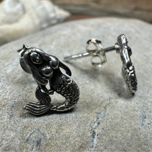 Load image into Gallery viewer, Mermaid Post Earrings
