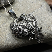 Load image into Gallery viewer, Soulmates Celtic Raven Necklace
