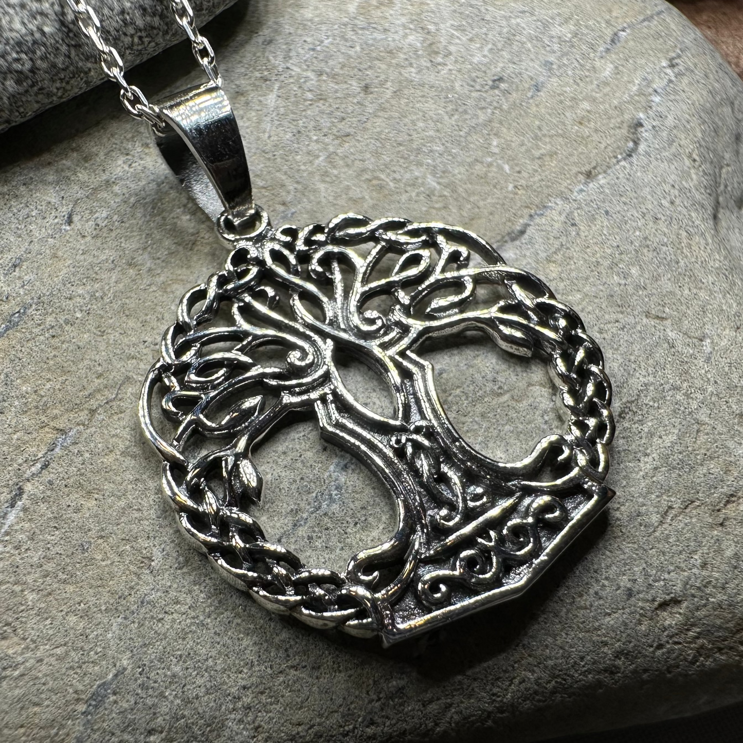 Laramie Tree of Life Necklace in sterling silver