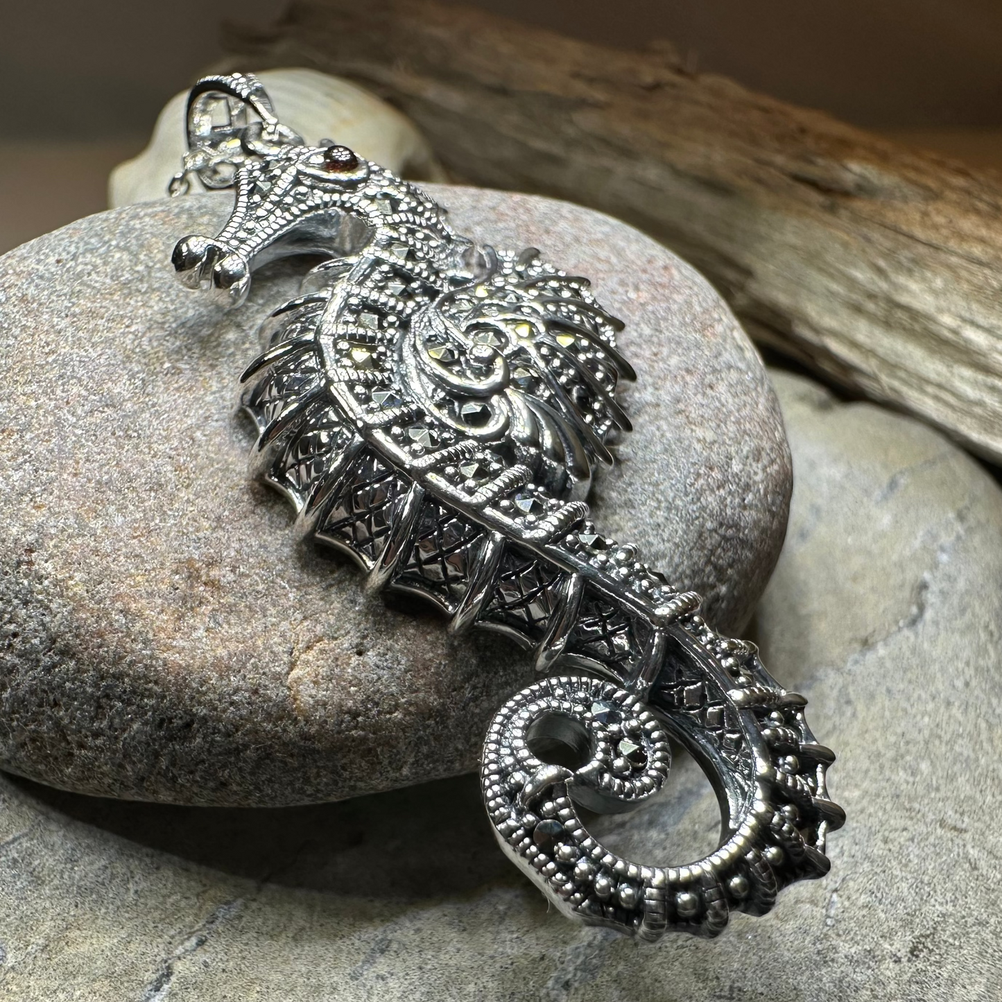 Sea Dreams Seahorse Necklace — view 6