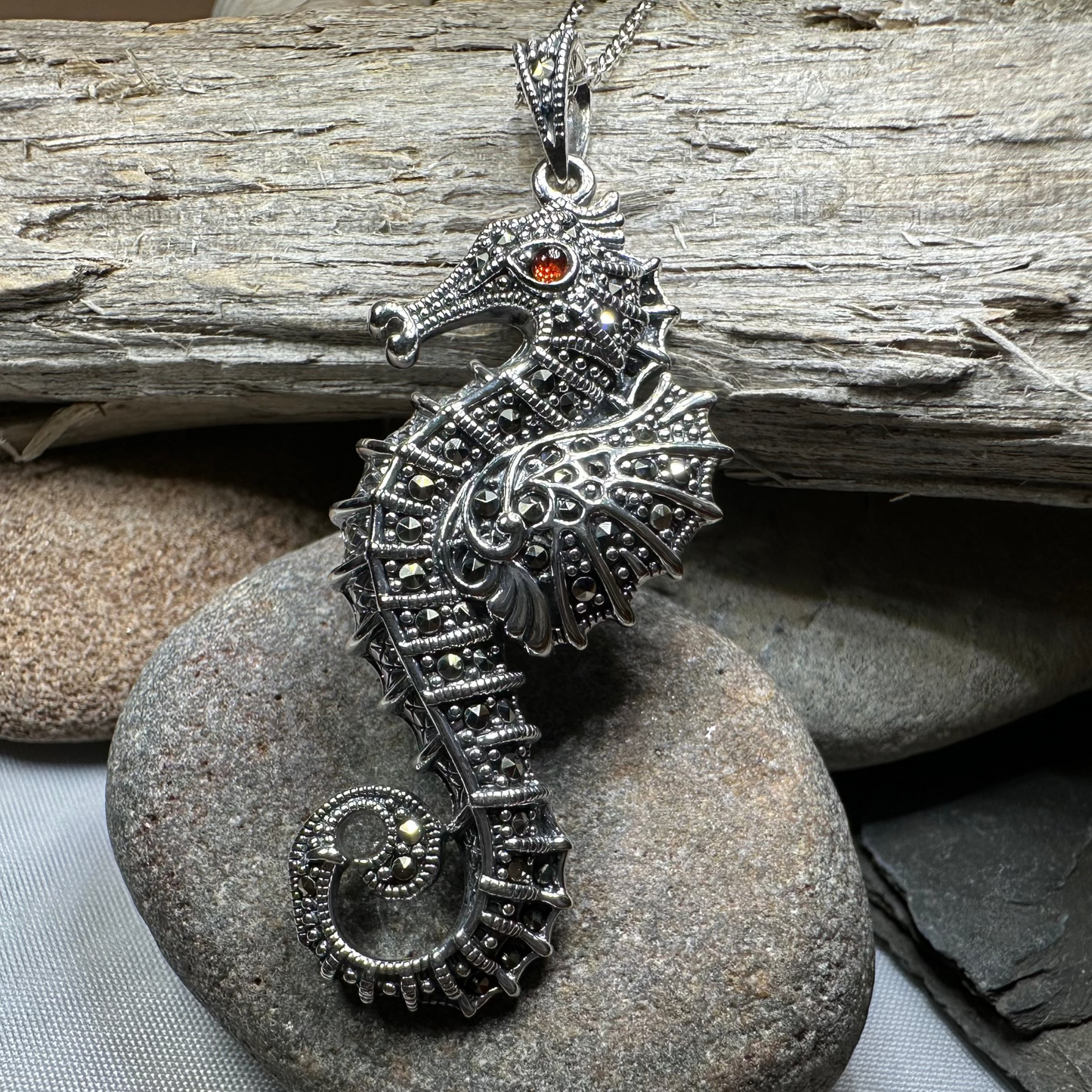 Sea Dreams Seahorse Necklace — view 5