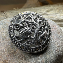 Load image into Gallery viewer, Autumn Owl Tree Necklace
