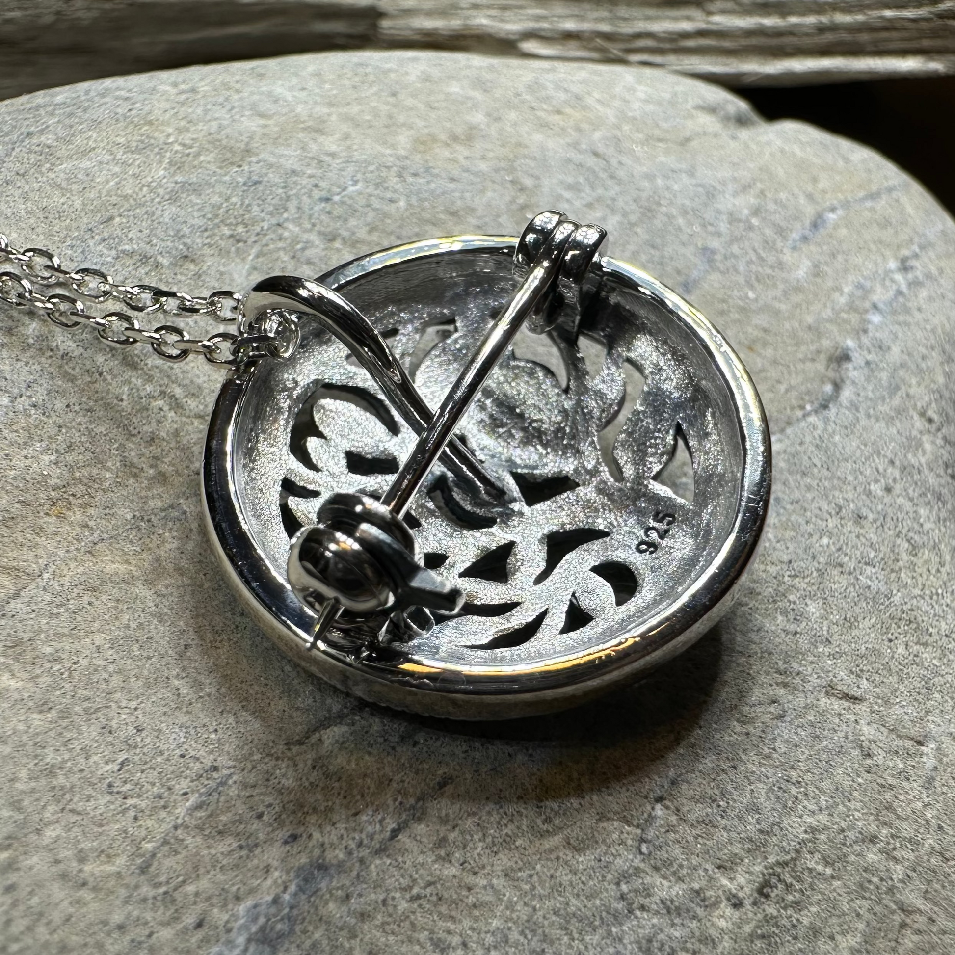 Autumn Owl Tree Necklace — view 7