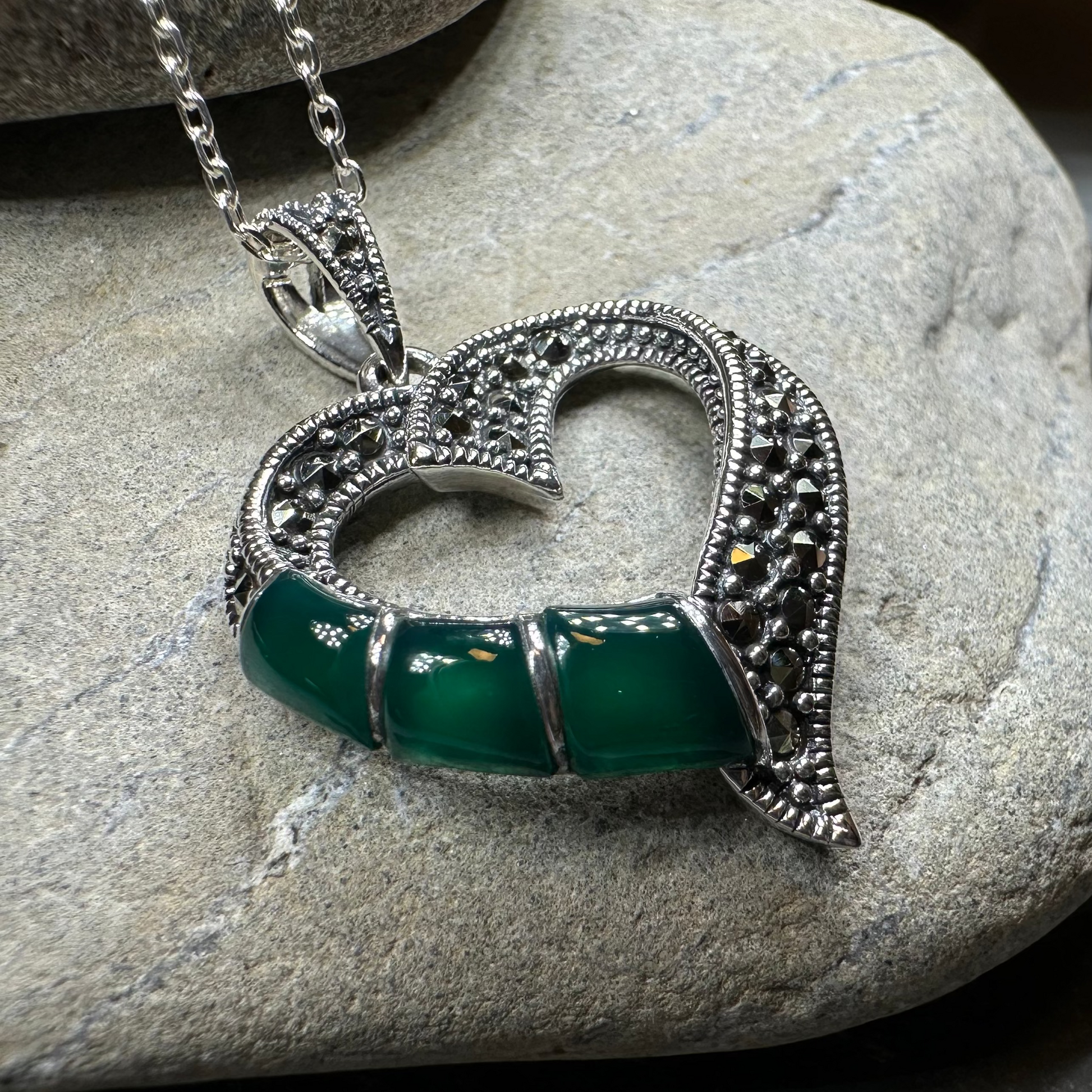 Glasgow Celtic Heart Necklace — view 10