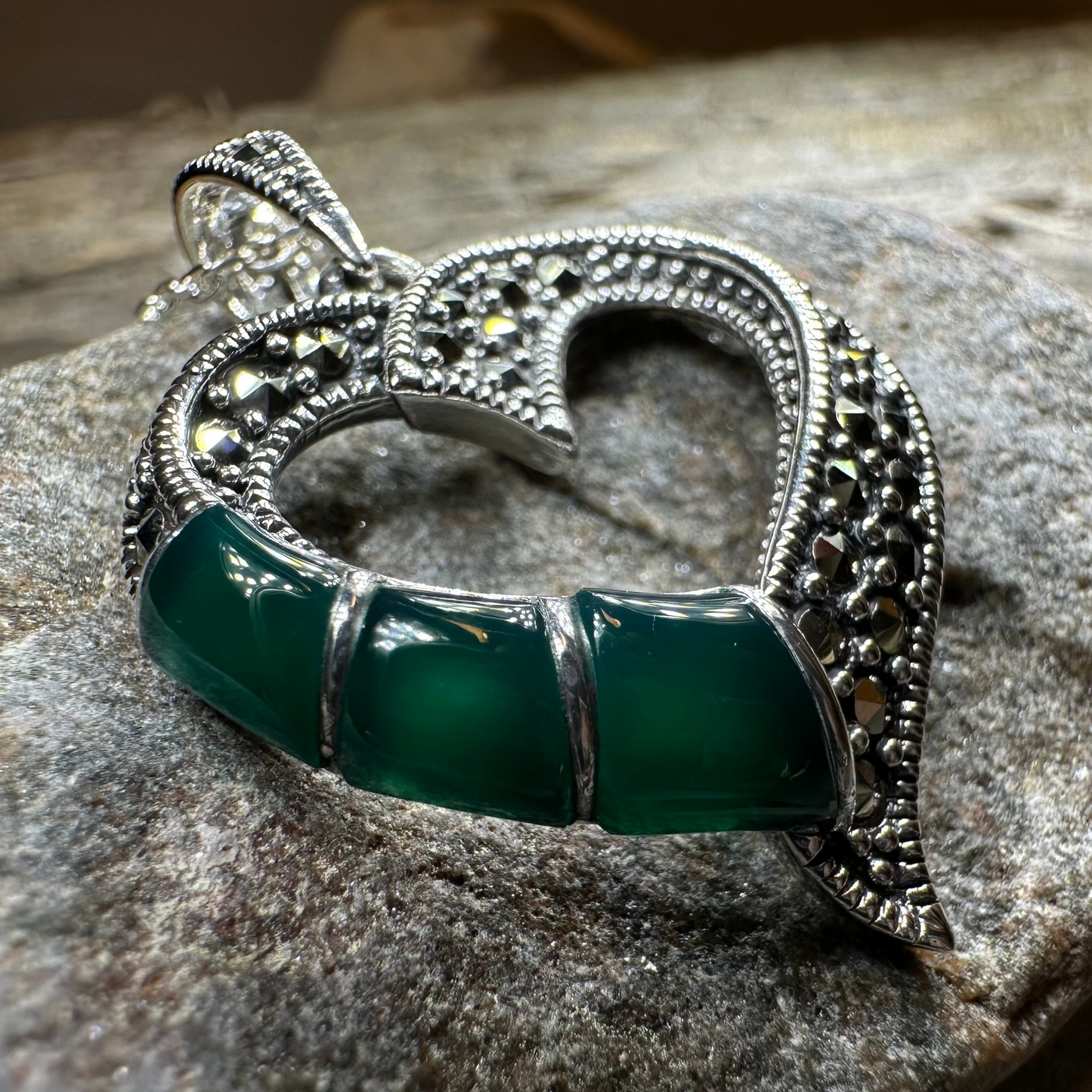 Glasgow Celtic Heart Necklace — view 4