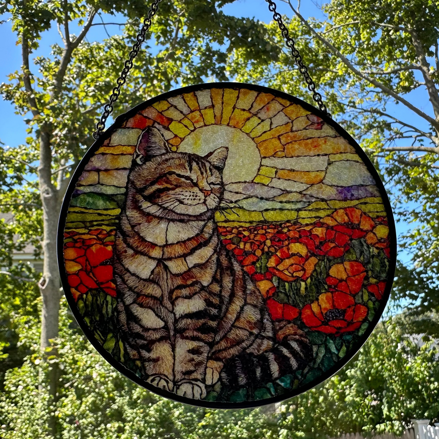 Poppy Cat Suncatcher