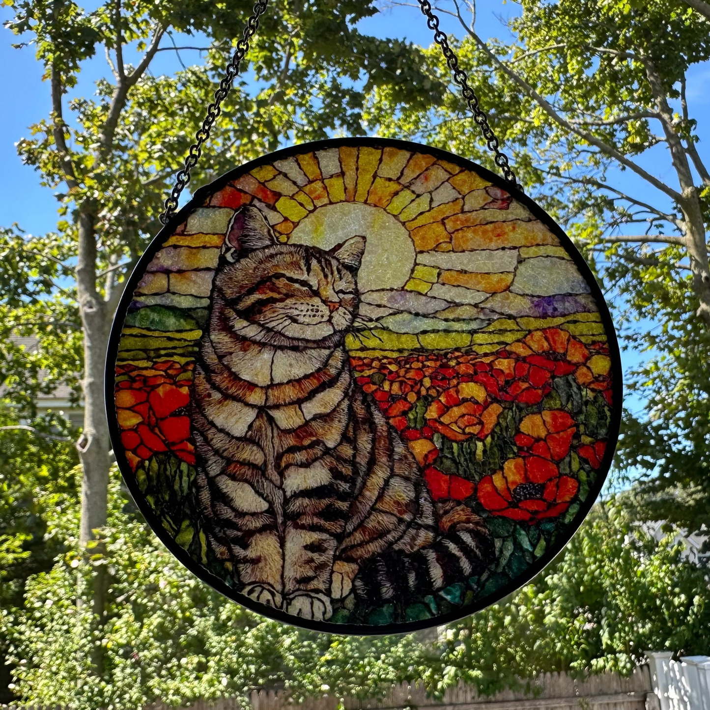Poppy Cat Suncatcher