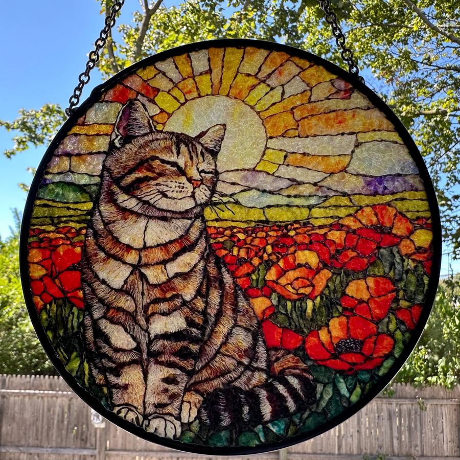 Poppy Cat Suncatcher