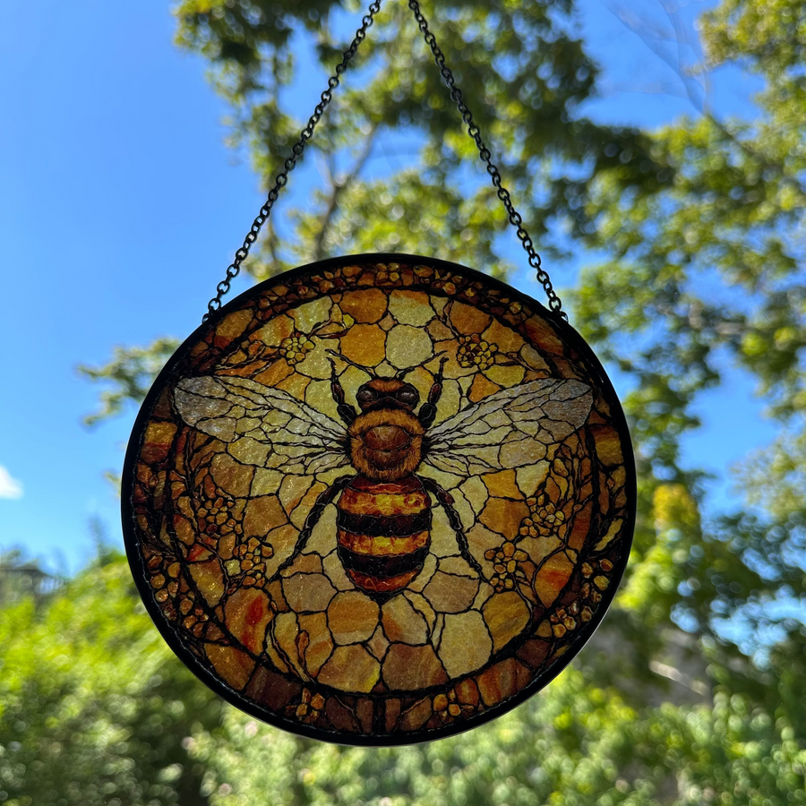 Golden Bee Suncatcher