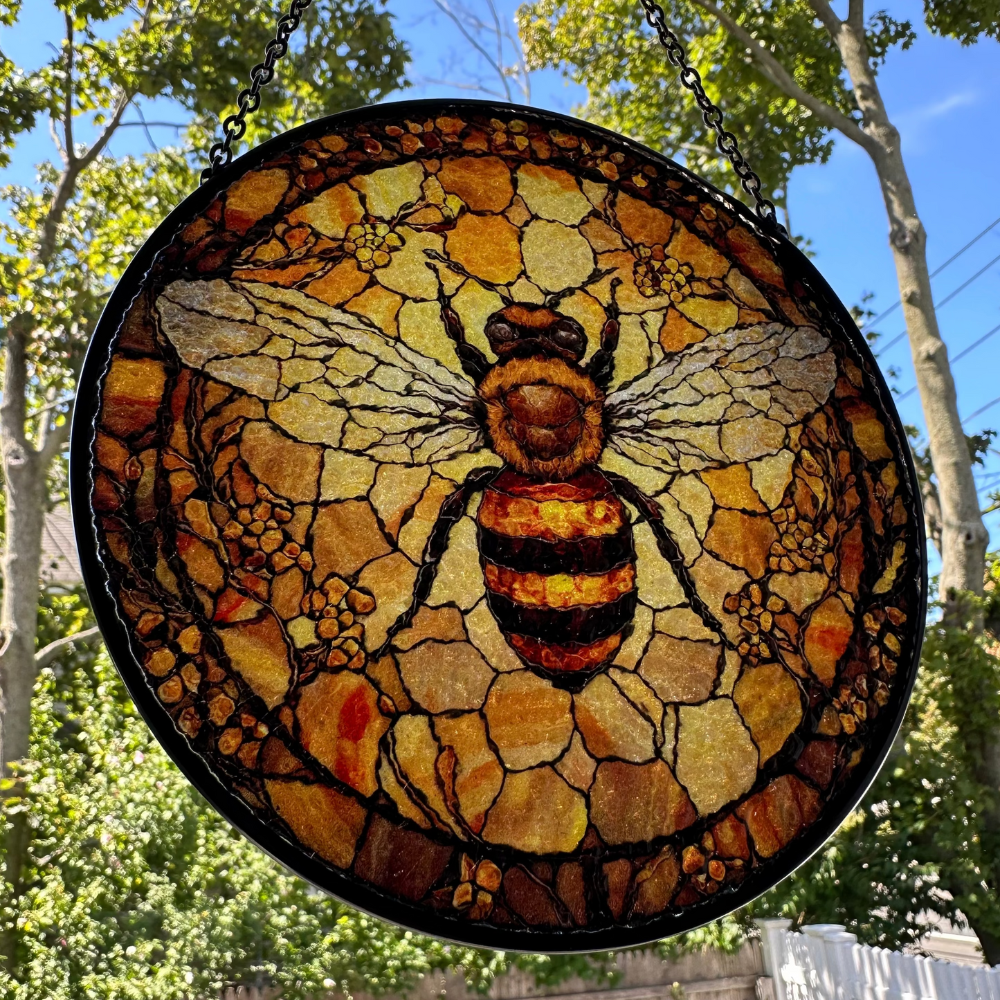 Golden Bee Suncatcher