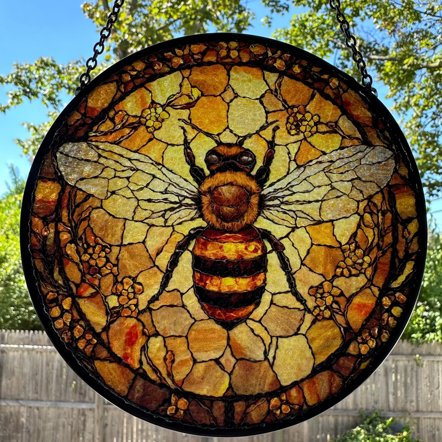 Golden Bee Suncatcher