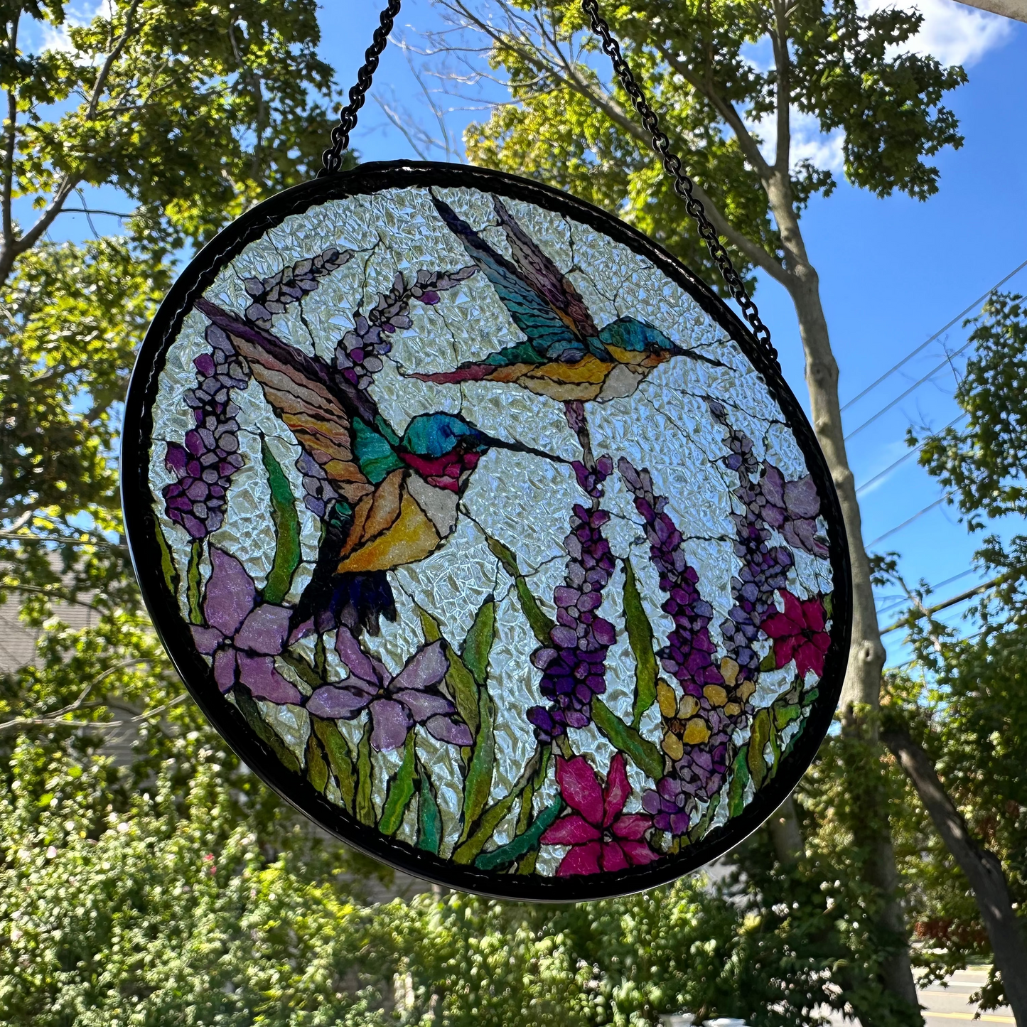 Summer Hummingbird Suncatcher