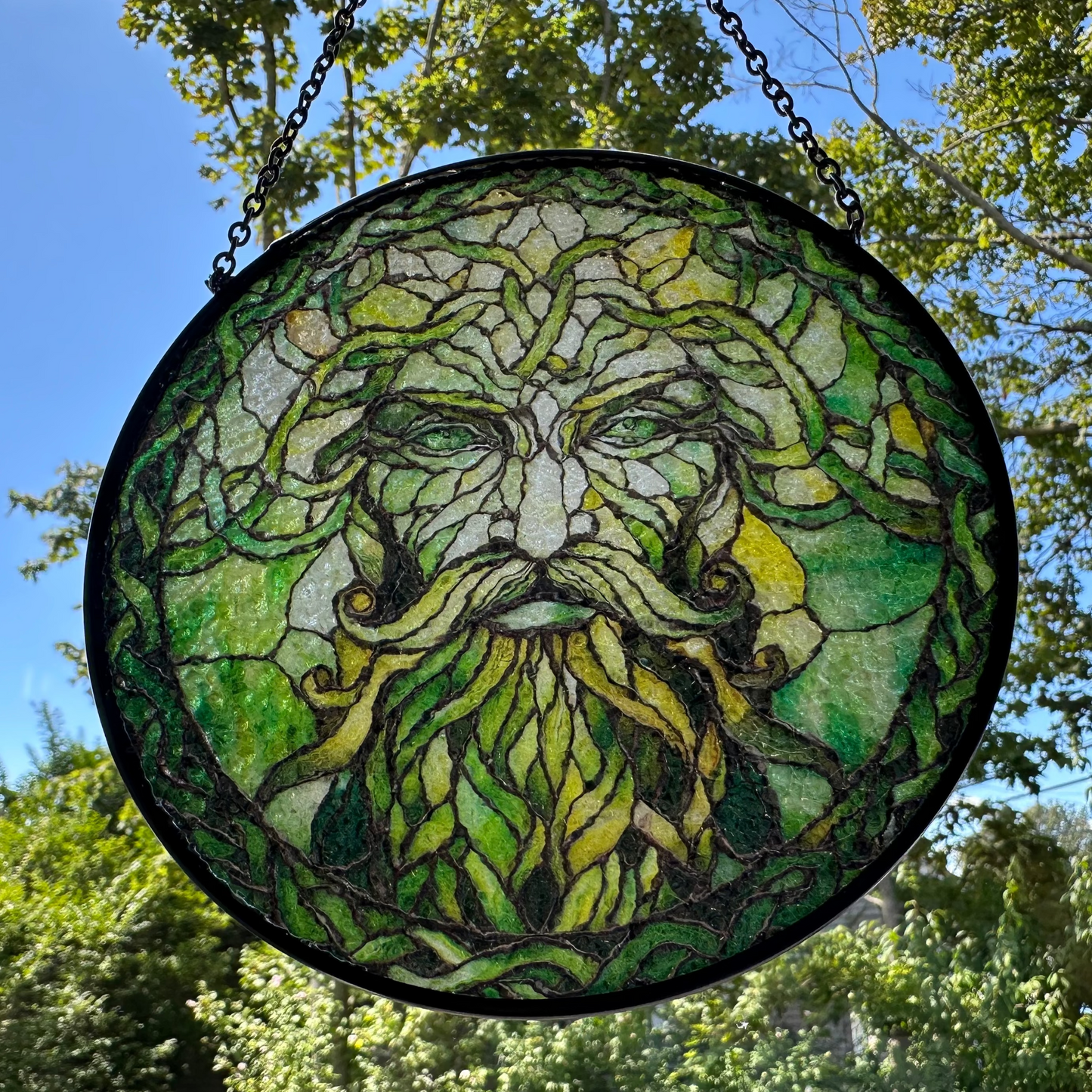 Green Man Suncatcher