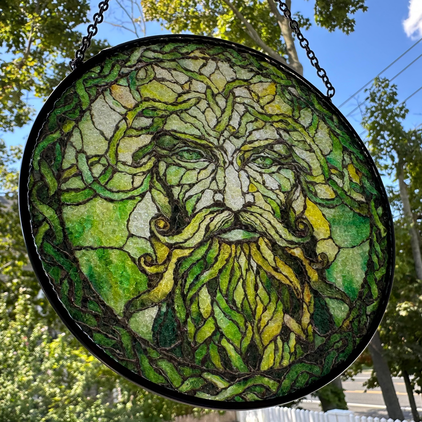 Green Man Suncatcher