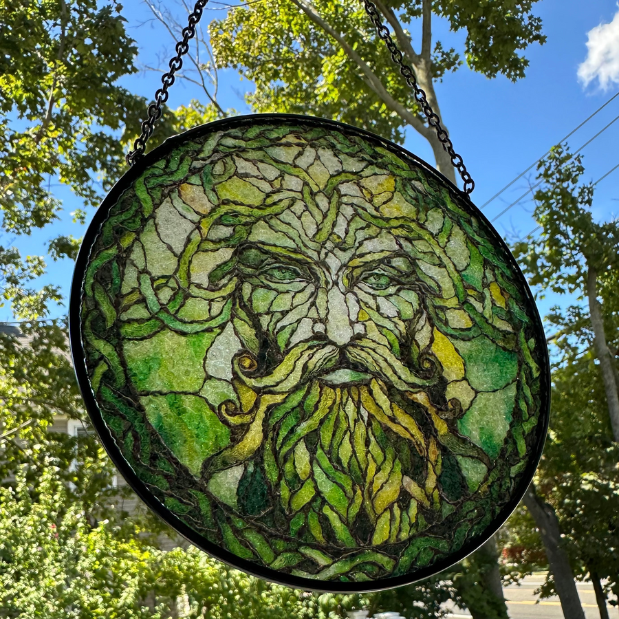 Green Man Suncatcher
