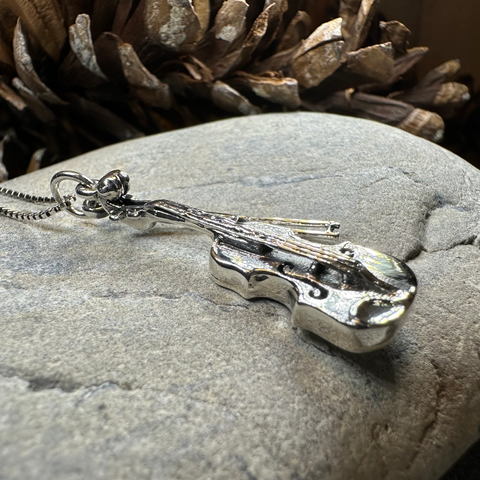 Load image into Gallery viewer, Irish Fiddle Celtic Necklace

