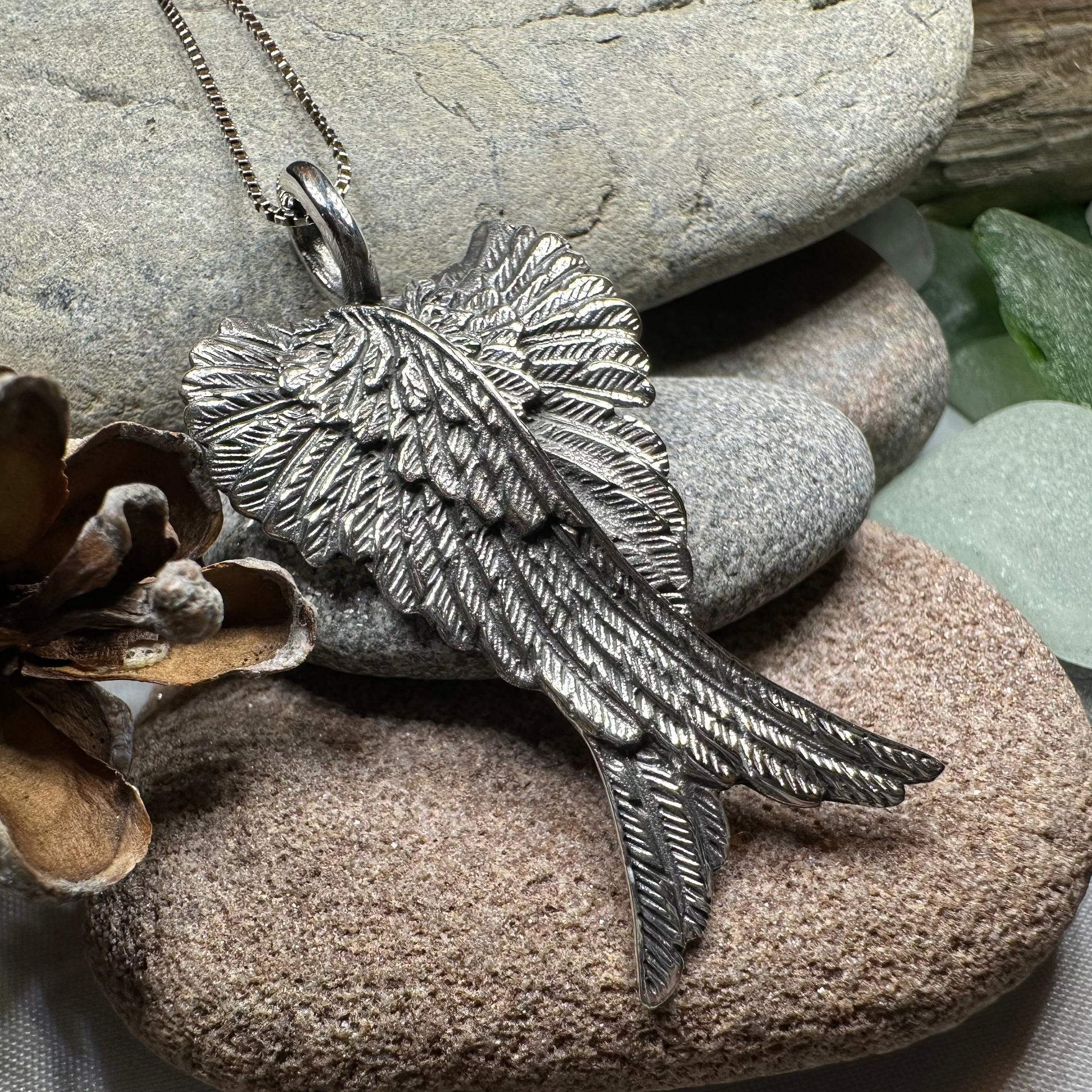 Caci Angel Wings Necklace — view 4