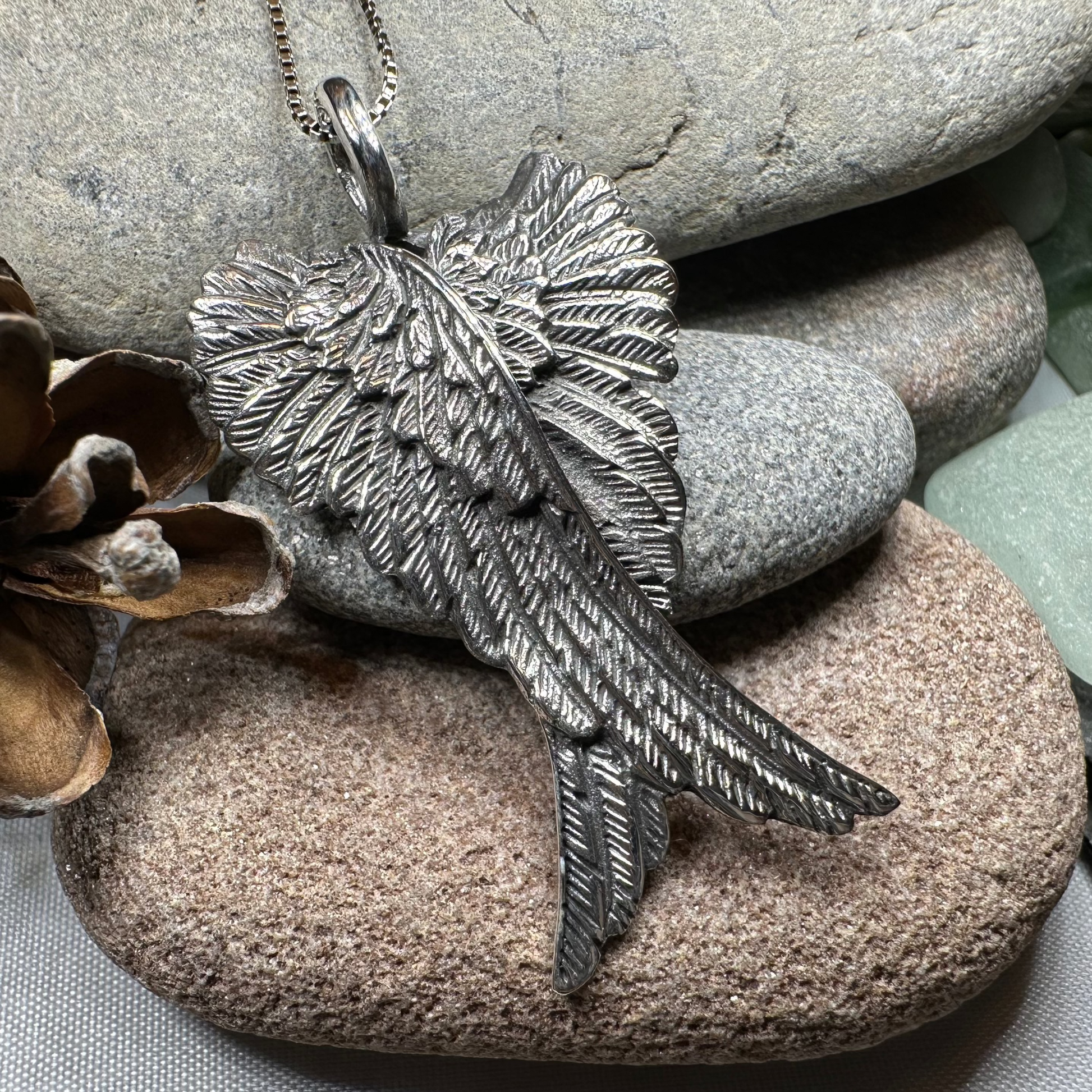 Caci Angel Wings Necklace — view 6