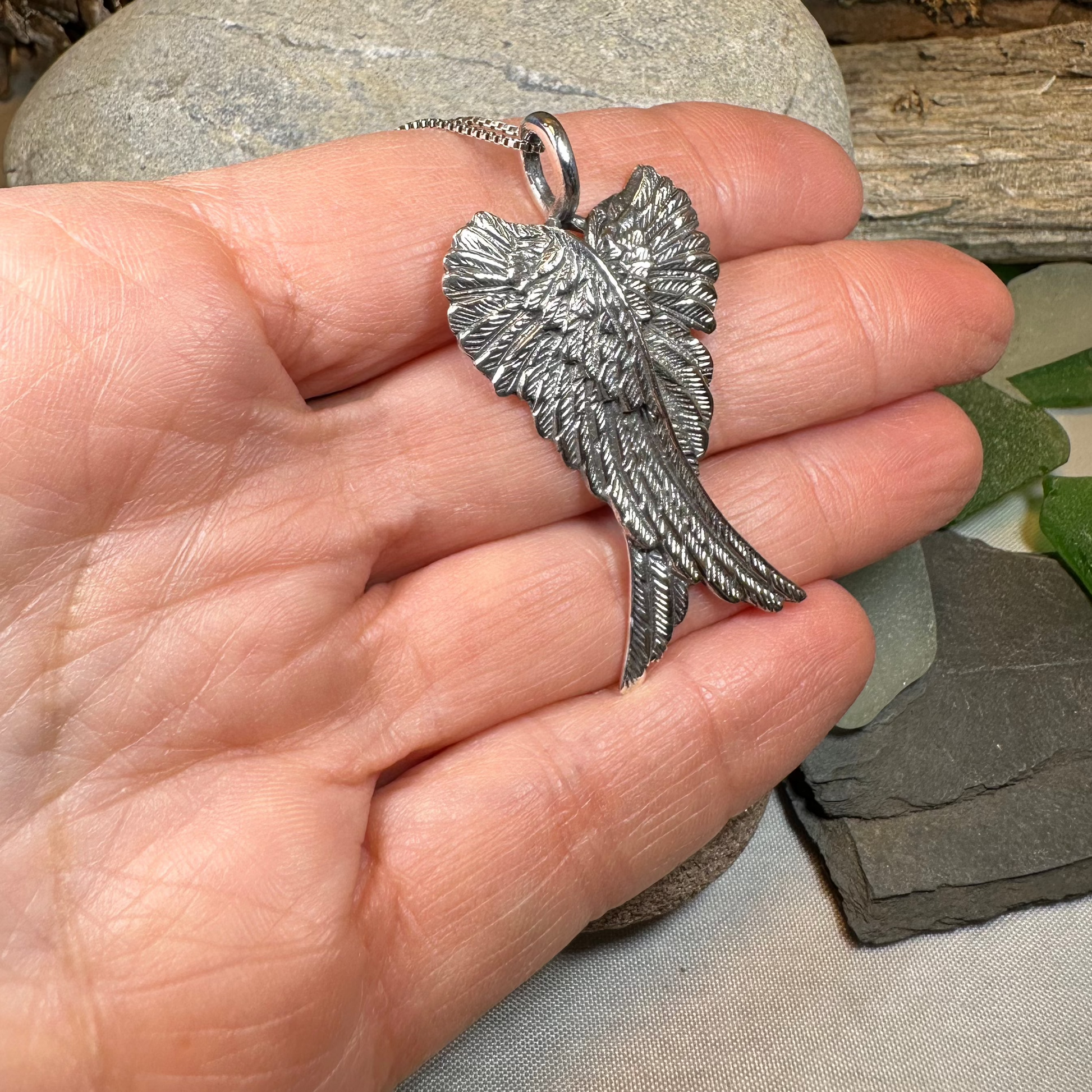 Caci Angel Wings Necklace — view 5