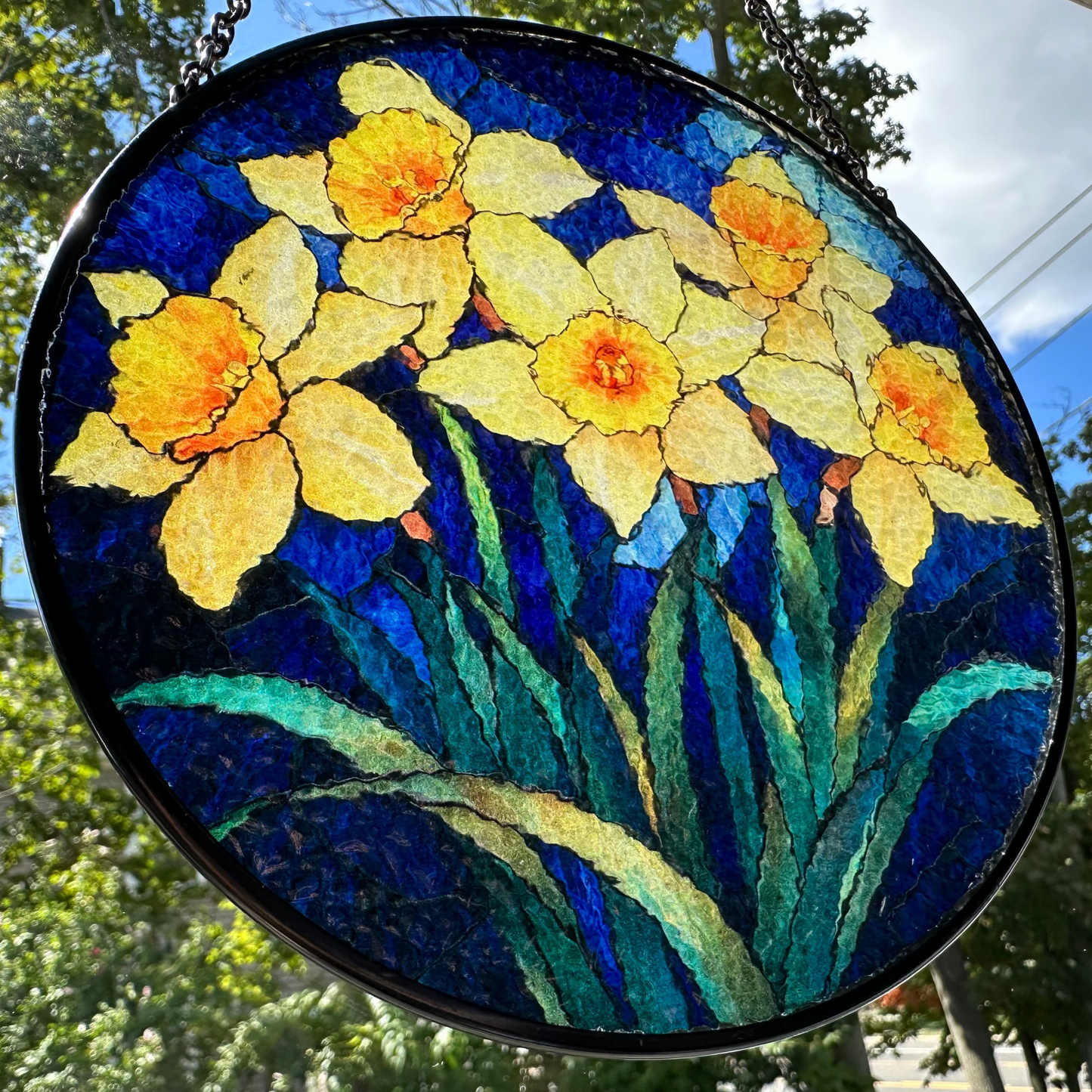 Spring Daffodil Suncatcher