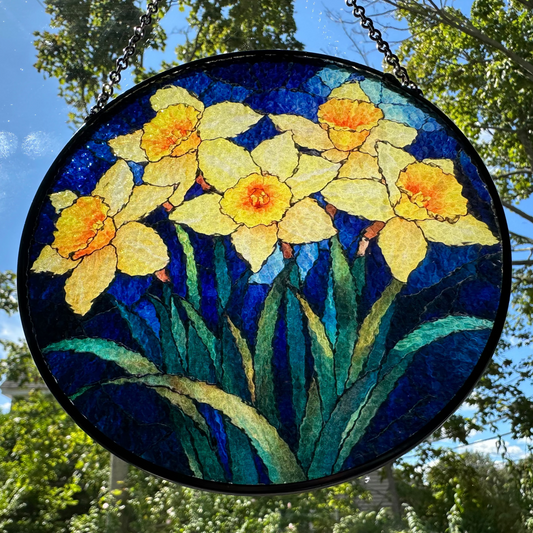 Spring Daffodil Suncatcher