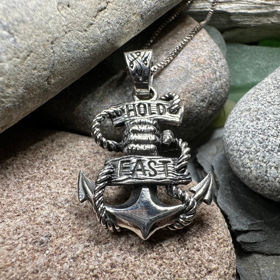 Hold Fast Anchor Necklace