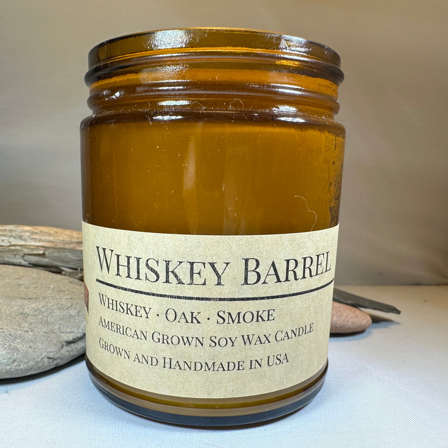 Whiskey Barrel Soy Wax Candle