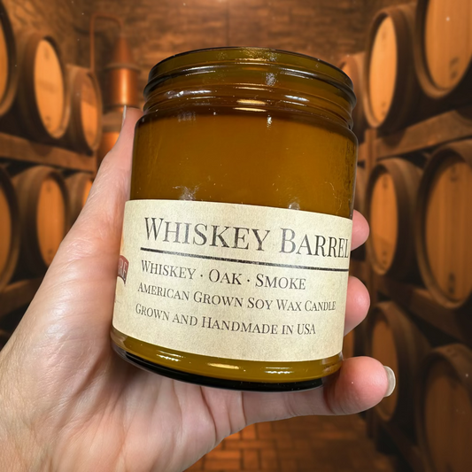 Whiskey Barrel Soy Wax Candle