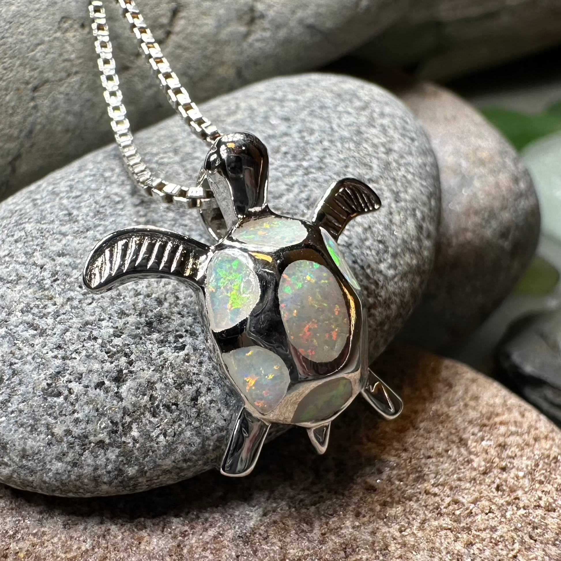 Petite Turtle Necklace — view 3