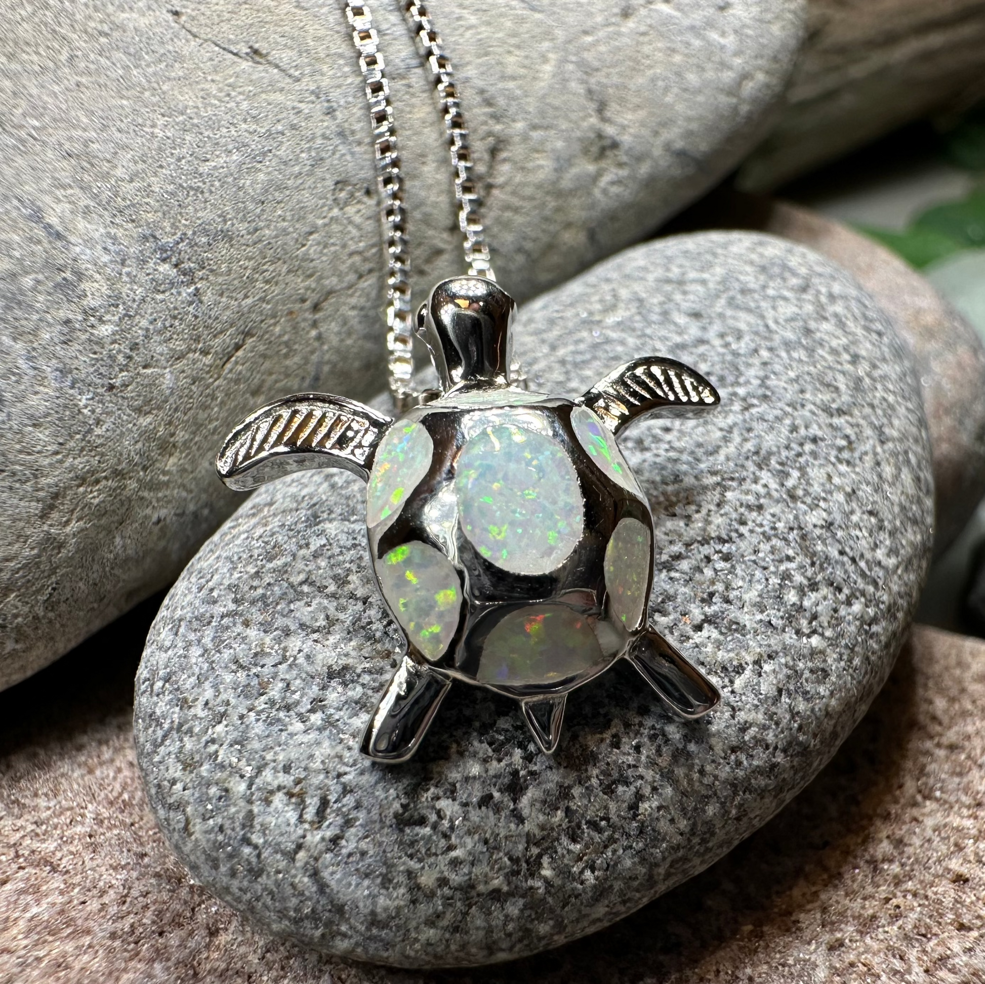 Petite Turtle Necklace — view 7