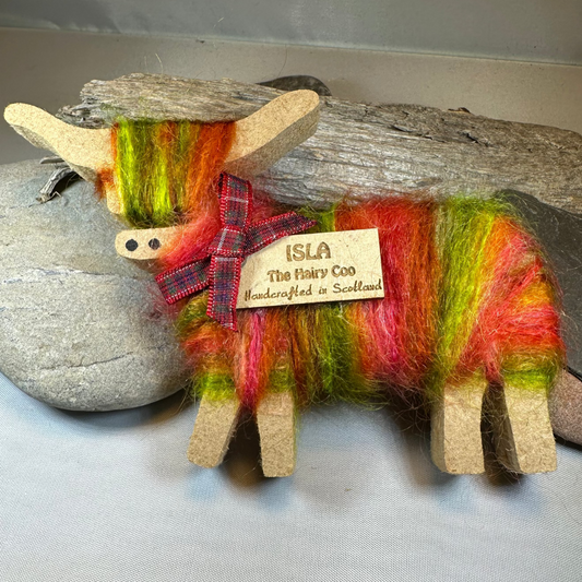Scottish Highland Cow Figurine