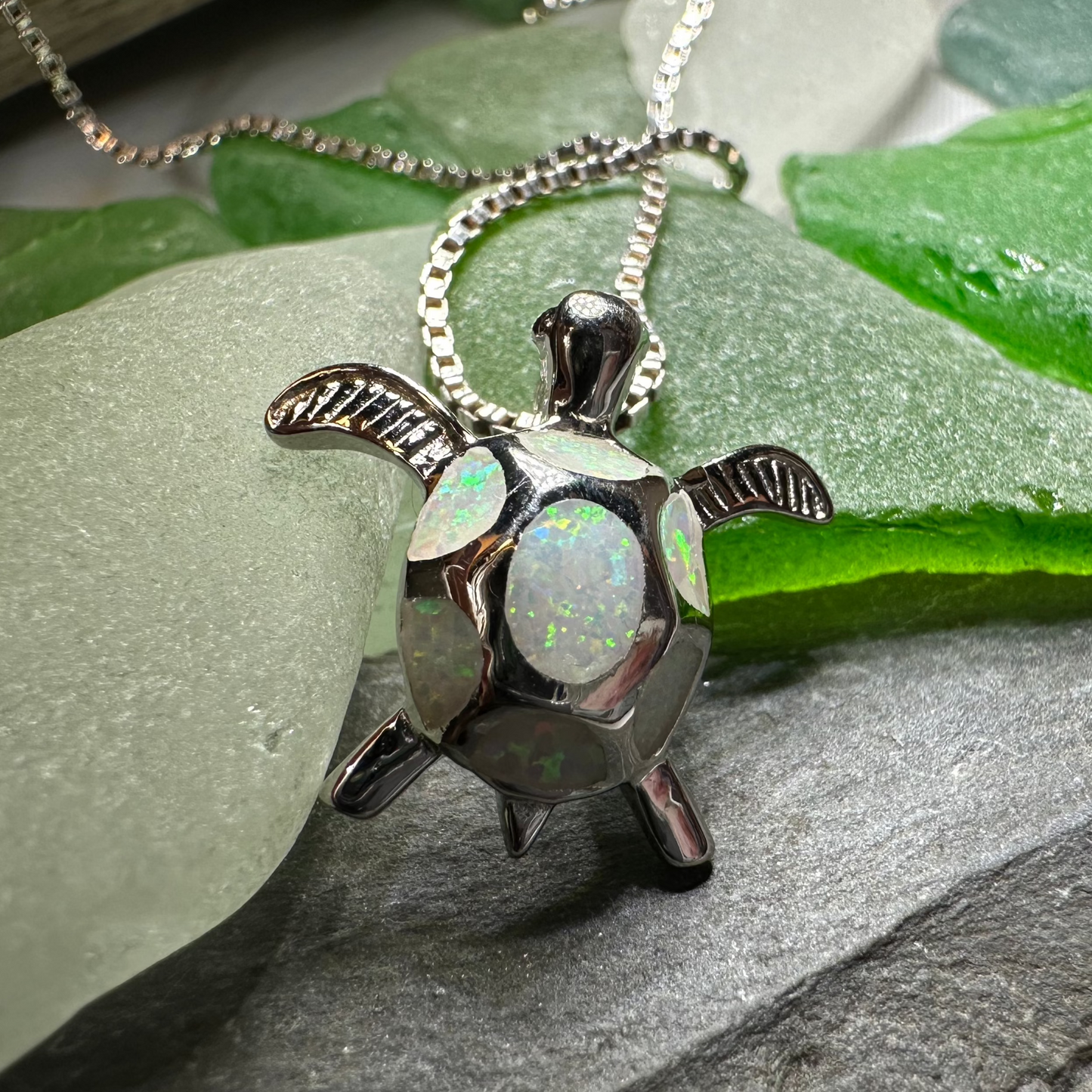 Petite Turtle Necklace — view 6